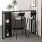 Modern Style Bistro Bar Table Sintered Stone Bar Table with Storage Clearhalo 'Bar Furniture' 'Bar Tables' 'bar_tables' 'furn' 'furn_bar_tables' 'Furniture' 'Kitchen & Dining Furniture' 6748519