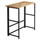 Modern Folding Bistro Bar Table Rectangle Metal Base Bar Table Clearhalo 'Bar Furniture' 'Bar Tables' 'bar_tables' 'furn' 'furn_bar_tables' 'Furniture' 'Kitchen & Dining Furniture' 6748618