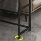 Modern Folding Bistro Bar Table Rectangle Metal Base Bar Table Clearhalo 'Bar Furniture' 'Bar Tables' 'bar_tables' 'furn' 'furn_bar_tables' 'Furniture' 'Kitchen & Dining Furniture' 6748624