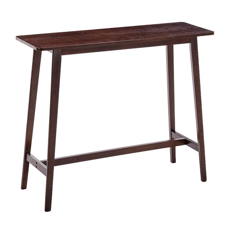 Moderner Bistro-Bartisch, rechteckiger Massivholz-Bartisch für Zuhause