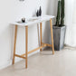 Moderner Bistro-Bartisch, rechteckiger Massivholz-Bartisch für Zuhause