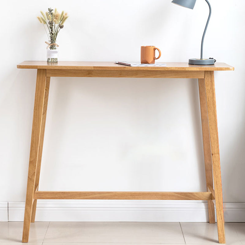 Moderner Bistro-Bartisch, rechteckiger Massivholz-Bartisch für Zuhause