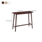 Moderner Bistro-Bartisch, rechteckiger Massivholz-Bartisch für Zuhause