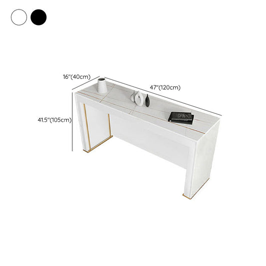 リビングルーム用のモダンなビストロバーテーブル長方形焼結ストーンバーテーブル