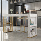 Modern Rectangle Bistro Bar Table Sintered Stone Storage Bar Table Clearhalo 'Bar Furniture' 'Bar Tables' 'bar_tables' 'furn' 'furn_bar_tables' 'Furniture' 'Kitchen & Dining Furniture' 6748693