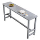Modern Rectangle Bistro Bar Table Solid Wood Bar Table for Home