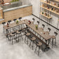 Solid Wood Bistro Bar Table Rectangle Black Base Bar Table for Dining Room Clearhalo 'Bar Furniture' 'Bar Tables' 'bar_tables' 'furn' 'furn_bar_tables' 'Furniture' 'Kitchen & Dining Furniture' 6748750