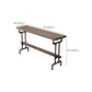 Solid Wood Bistro Bar Table Rectangle Black Base Bar Table for Dining Room Clearhalo 'Bar Furniture' 'Bar Tables' 'bar_tables' 'furn' 'furn_bar_tables' 'Furniture' 'Kitchen & Dining Furniture' 6748751