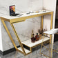 Glam Bistro Bar Table Rectangle Sintered Stone Bar Table for Living Room Clearhalo 'Bar Furniture' 'Bar Tables' 'bar_tables' 'furn' 'furn_bar_tables' 'Furniture' 'Kitchen & Dining Furniture' 6748790