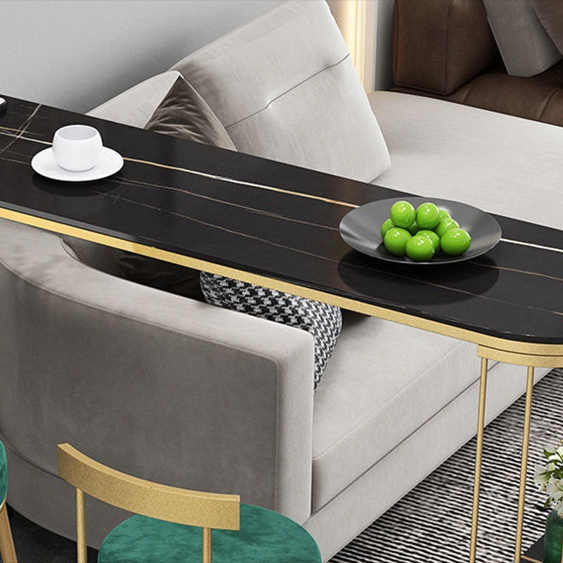 Modern Bistro Bar Table Storage Sintered Stone Bar Table for Living Room Clearhalo 'Bar Furniture' 'Bar Tables' 'bar_tables' 'furn' 'furn_bar_tables' 'Furniture' 'Kitchen & Dining Furniture' 6748818
