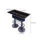 Industrial Style Bistro Bar Table Metal Base Bar Table for Bar Clearhalo 'Bar Furniture' 'Bar Tables' 'bar_tables' 'furn' 'furn_bar_tables' 'Furniture' 'Kitchen & Dining Furniture' 6748870