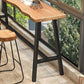 Rectangle Wood Bar Table Trestle Base Dining Table for Kitchen Living Room Clearhalo 'Bar Furniture' 'Bar Tables' 'bar_tables' 'furn' 'furn_bar_tables' 'Furniture' 'Kitchen & Dining Furniture' 6748895
