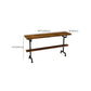 Industrial Wood Bar Table Trestle Base Dining Table for Kitchen Living Room Clearhalo 'Bar Furniture' 'Bar Tables' 'bar_tables' 'furn' 'furn_bar_tables' 'Furniture' 'Kitchen & Dining Furniture' 6748939