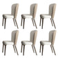 Glam Dining Chair Keuken Armless Dining zijstoel in Chrome