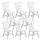 Wood Side Dining Chairs 18.5" Wide Wishbone Armless Chair Set White 8 Piece Set Clearhalo 'Dining Chairs' 'Dining Tables & Seating' 'dining_chair' 'furn' 'furn_dining_chair' 'Furniture' 'Kitchen & Dining Furniture' 6749229