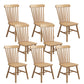 Wood Side Dining Chairs 18.5" Wide Wishbone Armless Chair Set Natural 8 Piece Set Clearhalo 'Dining Chairs' 'Dining Tables & Seating' 'dining_chair' 'furn' 'furn_dining_chair' 'Furniture' 'Kitchen & Dining Furniture' 6749233