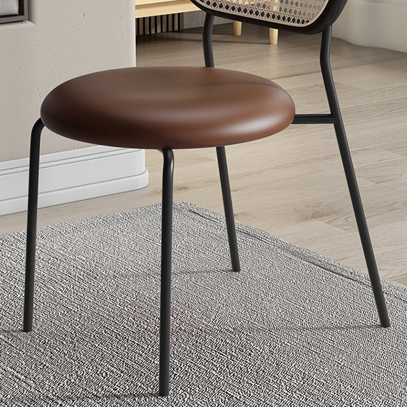 Zeitgenössische Innen- und Außenseitenstuhl gepolsterte armlose Esstühle