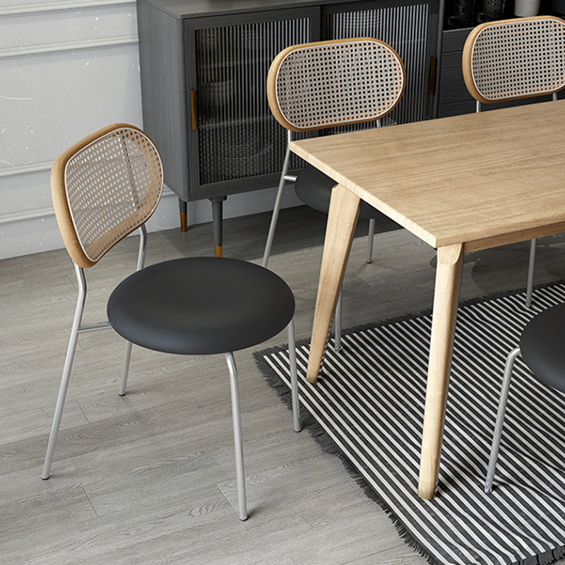 Zeitgenössische Innen- und Außenseitenstuhl gepolsterte armlose Esstühle