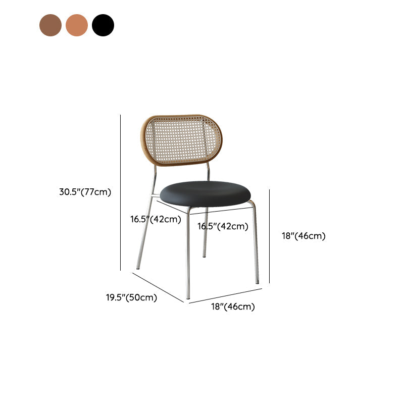 Zeitgenössische Innen- und Außenseitenstuhl gepolsterte armlose Esstühle