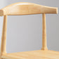 Chaise latéral de style moderne en bois ouvert à l'arrière sans bras pour usage domestique