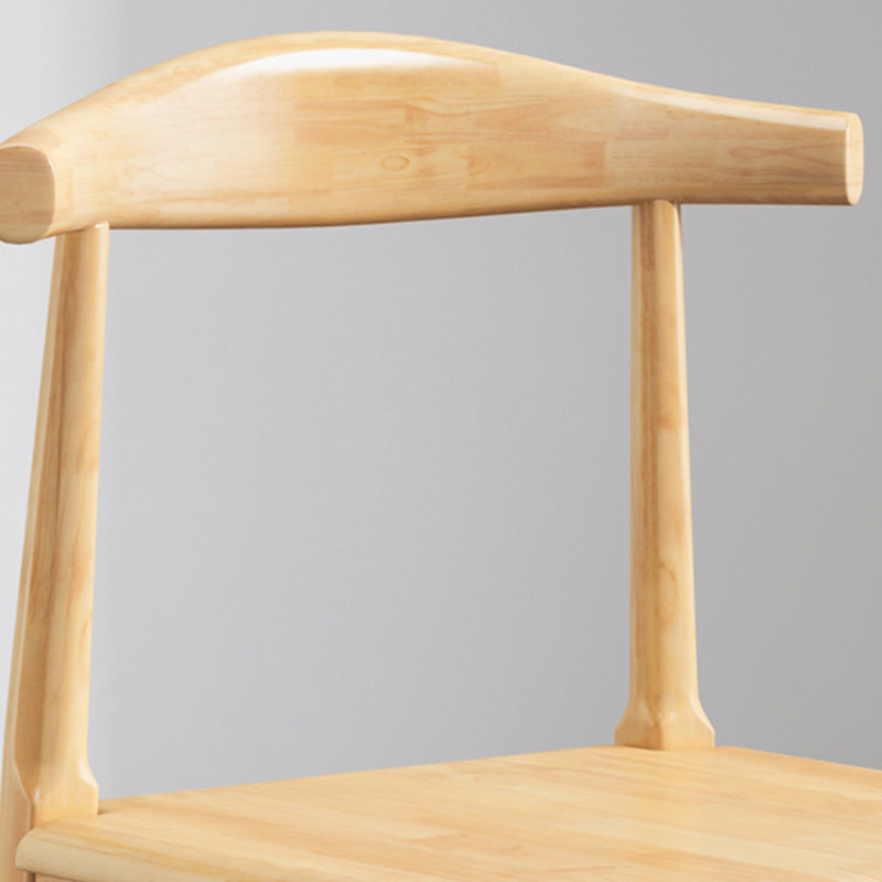 Holz Moderner Stuhl Open Rücken armloser Stuhl für den Heimgebrauch