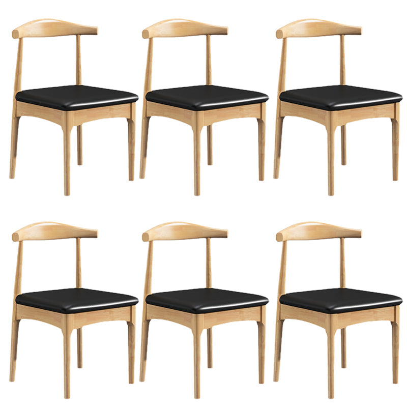 Holz Moderner Stuhl Open Rücken armloser Stuhl für den Heimgebrauch