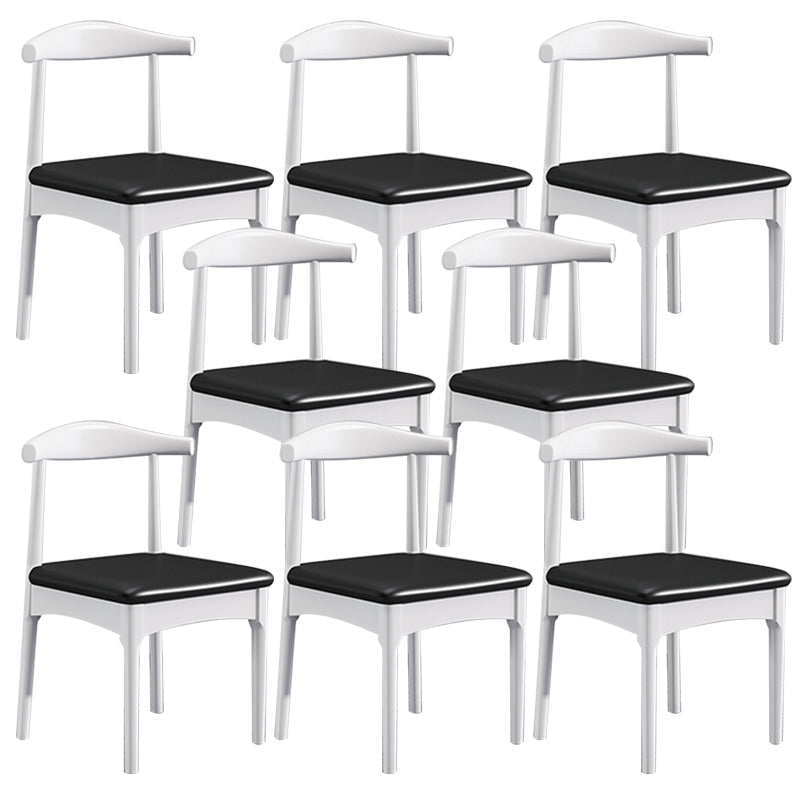 Holz Moderner Stuhl Open Rücken armloser Stuhl für den Heimgebrauch