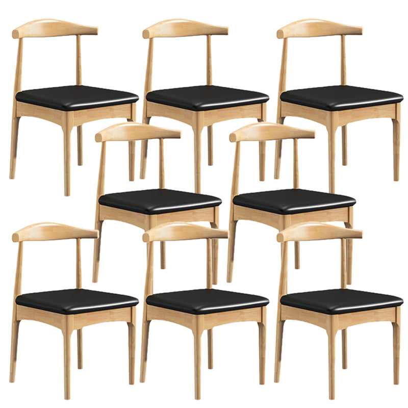 Holz Moderner Stuhl Open Rücken armloser Stuhl für den Heimgebrauch