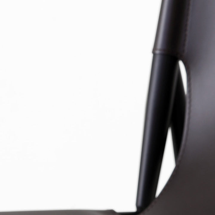 Silla lateral contemporánea de madera sólida sólida para el comedor para interiores