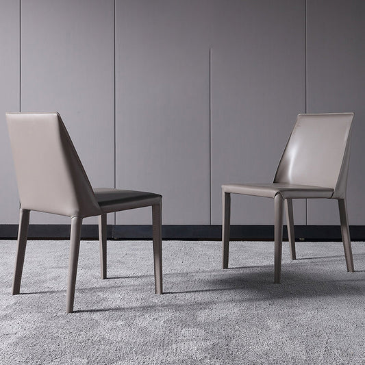 Zeitgenössischer Stuhl Kunstleder fester Rückenbaumstuhl für Innenräume