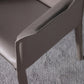 屋内のコンテンポラリーチェアフェイクレザーソリッドダイニングルームチェア