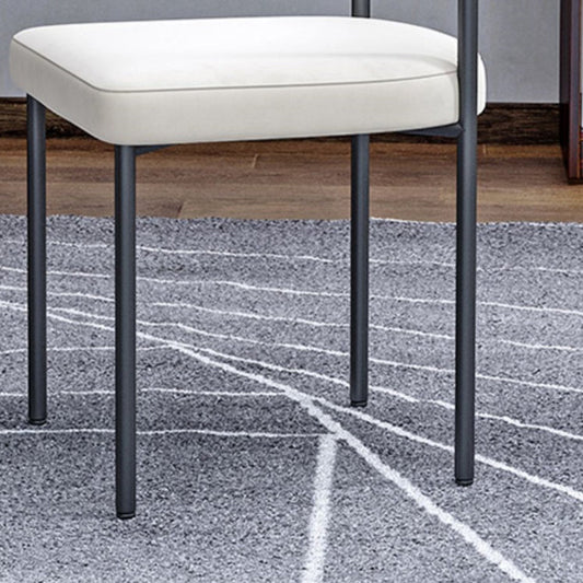 Modern Dining Side Chair Upholstered Armless Dining Chairs with Black Legs Clearhalo 'Dining Chairs' 'Dining Tables & Seating' 'dining_chair' 'furn' 'furn_dining_chair' 'Furniture' 'Kitchen & Dining Furniture' 6749489