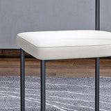 Modern Dining Side Chair Upholstered Armless Dining Chairs with Black Legs Clearhalo 'Dining Chairs' 'Dining Tables & Seating' 'dining_chair' 'furn' 'furn_dining_chair' 'Furniture' 'Kitchen & Dining Furniture' 6749495