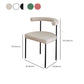 Modern Dining Side Chair Upholstered Armless Dining Chairs with Black Legs Clearhalo 'Dining Chairs' 'Dining Tables & Seating' 'dining_chair' 'furn' 'furn_dining_chair' 'Furniture' 'Kitchen & Dining Furniture' 6749511