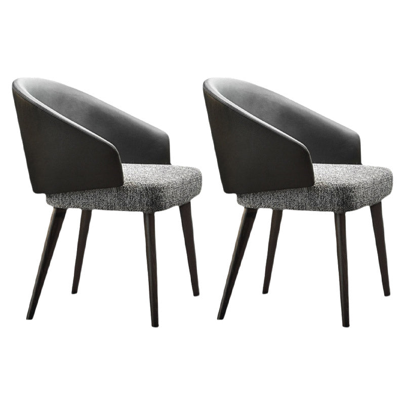 Zeitgenössischer Armstuhl Kunstleder fester Rückenbaumstuhl für Innenräume