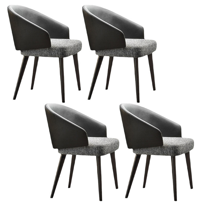 Zeitgenössischer Armstuhl Kunstleder fester Rückenbaumstuhl für Innenräume