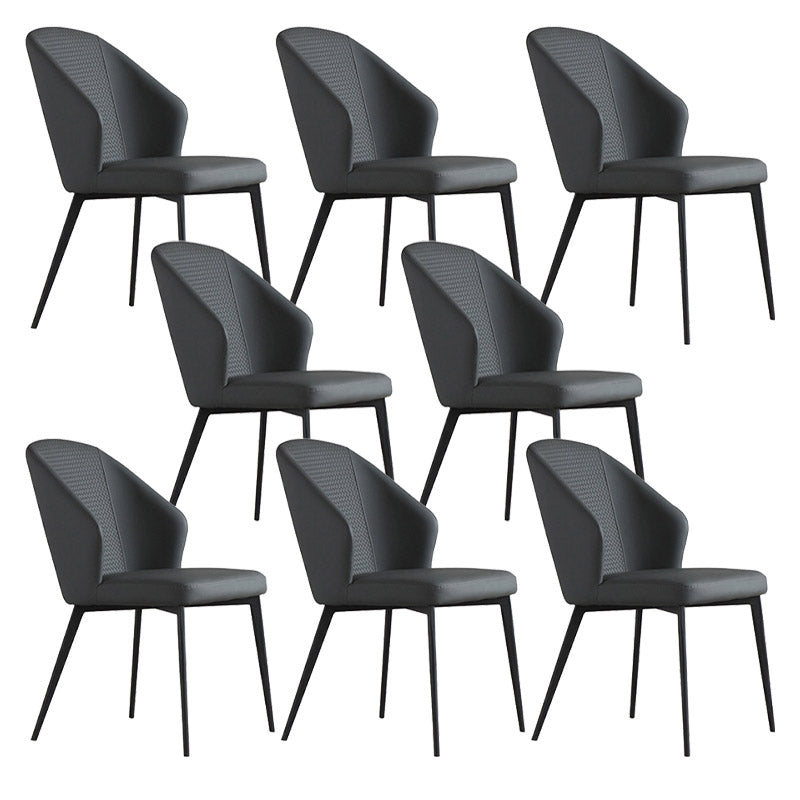 Sedia a braccio contemporanea sedia sala da pranzo in metallo solido per interno