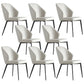 Contemporary Arm Chair Solid Back Metal Dining Room Chair for Indoor