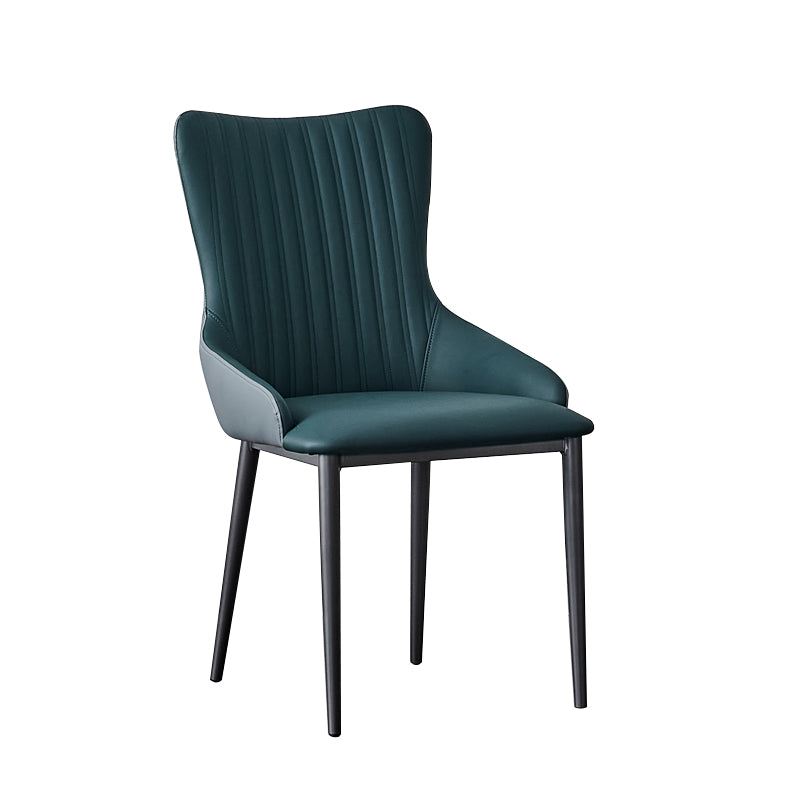 Industrial Arm Chair Solid Back Metal Dining Room Chair for Dining Room Clearhalo 'Dining Chairs' 'Dining Tables & Seating' 'dining_chair' 'furn' 'furn_dining_chair' 'Furniture' 'Kitchen & Dining Furniture' 6749672
