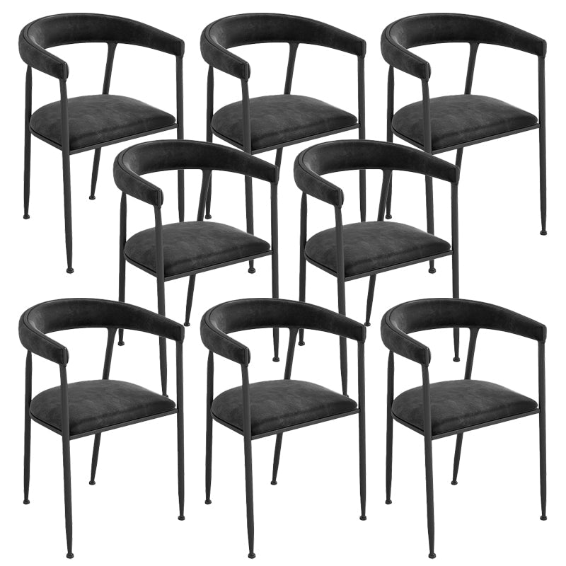 布張りのダイニングアームチェアケーンバックダイニングチェア