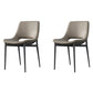 Industrial Side Chair Open Back Metal Dining Room Chair for Home
