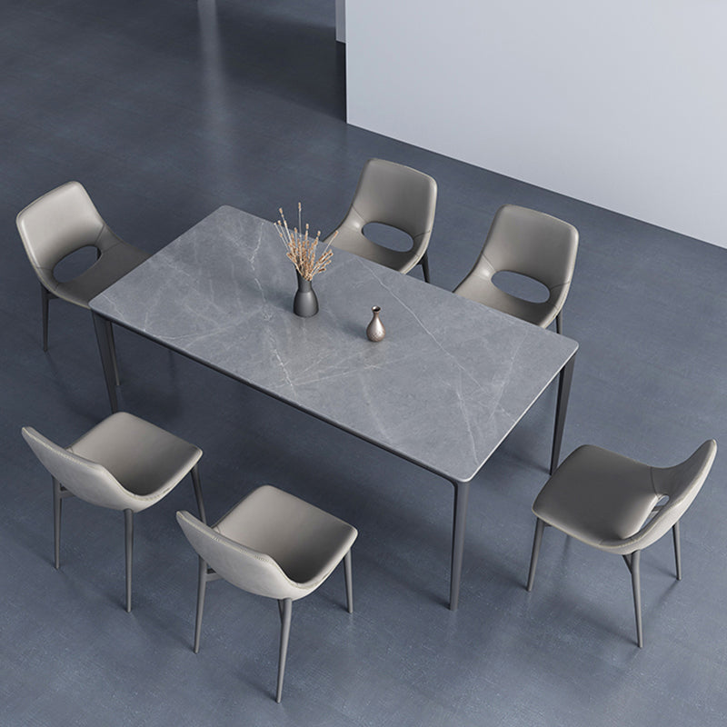 Industriële zijstoel open rug metalen eetkamerstoel voor huis