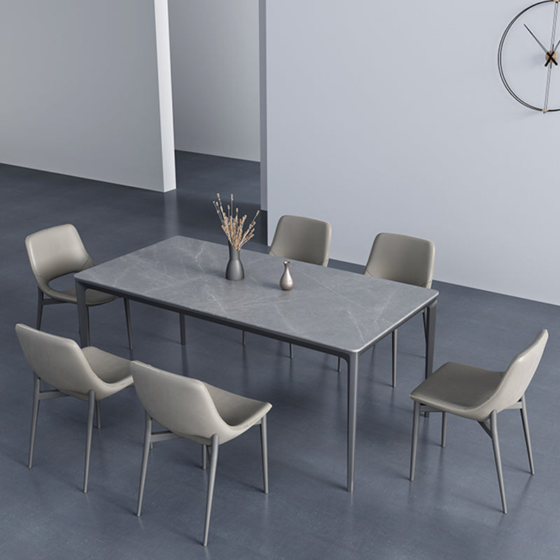 Industriële zijstoel open rug metalen eetkamerstoel voor huis