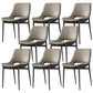 Industrial Side Chair Open Back Metal Dining Room Chair for Home