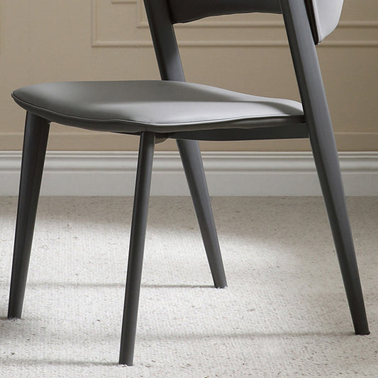 Industrielle Seitenstuhl Metall Open Back Speisezimmerstuhl für Esszimmer