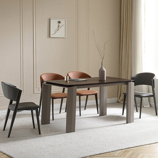 Industrielle Seitenstuhl Metall Open Back Speisezimmerstuhl für Esszimmer