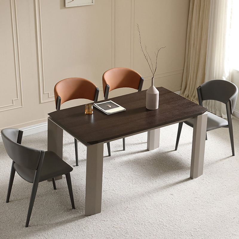 工業用サイドチェアメタルオープンバックダイニングルームのダイニングルームの椅子