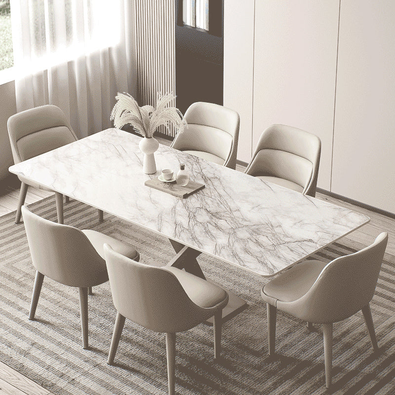 Moderner Armstuhl Kunstleder fester Rückenfutterraumstuhl für Zuhause