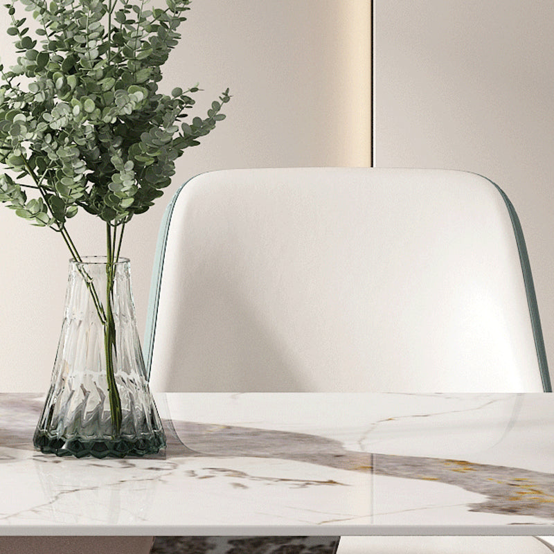 Sedia laterale glam in metallo sedia a sala da pranzo corda solida per interno