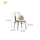 Modern Arm Chair Faux Leather Open Back Dining Room Chair for Kitchen Clearhalo 'Dining Chairs' 'Dining Tables & Seating' 'dining_chair' 'furn' 'furn_dining_chair' 'Furniture' 'Kitchen & Dining Furniture' 6749893